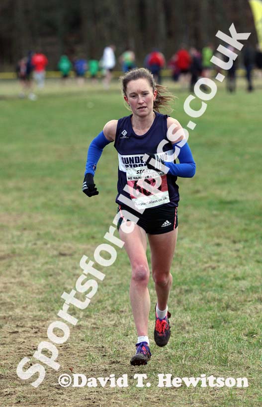 Alyson Dixon (Sunderland Stroller) wins the senior womens NEHL, Wallington Hall. Photo: David T. Hewitson/Sports for All Pics